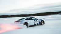 C'est avec plus de 17 kilomètres de drift ininterrompu que Porsche signe un nouveau record avec la Taycan GTS. © Porsche